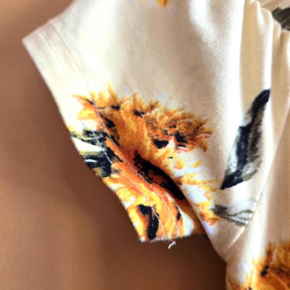 Charlotte Russe Off-shoulder Sunflower Dress, M - Picture 5 of 7